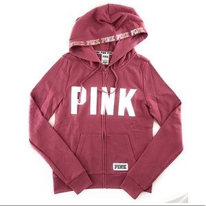 VICTORIAS SECRET PERFECT FULL ZIP HOODIE